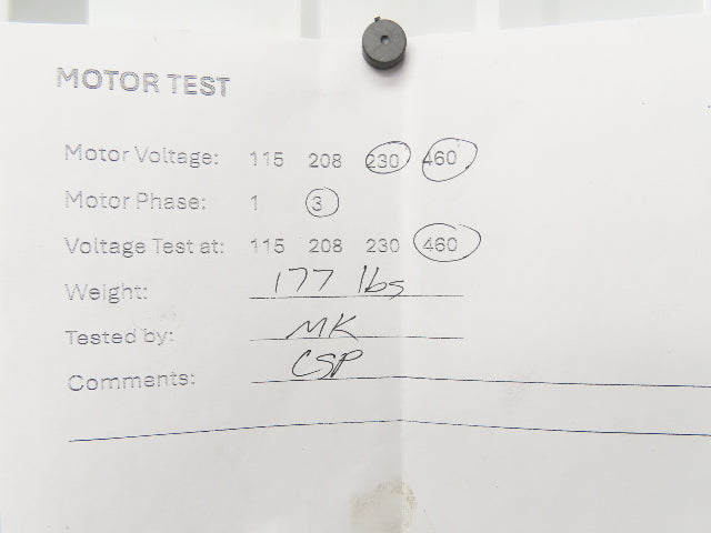 Baldor Reliance JPM2514T Pump Motor 20Hp 3525 RPM 230/460V 3PH 254JP Frame