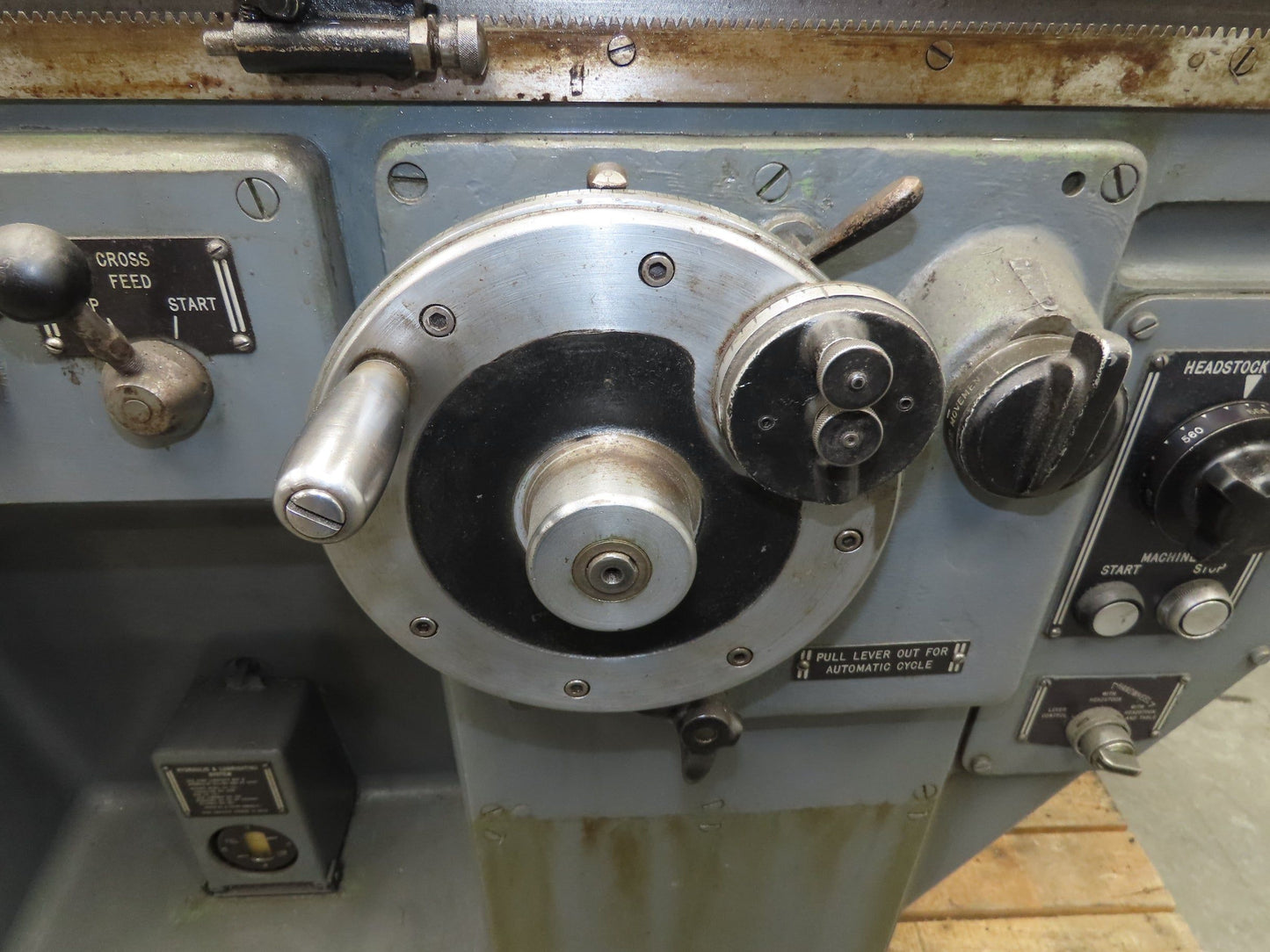 Brown Sharpe No 1 10" x 20" Cylindrical Grinder 230V 3Ph Horizontal Surface