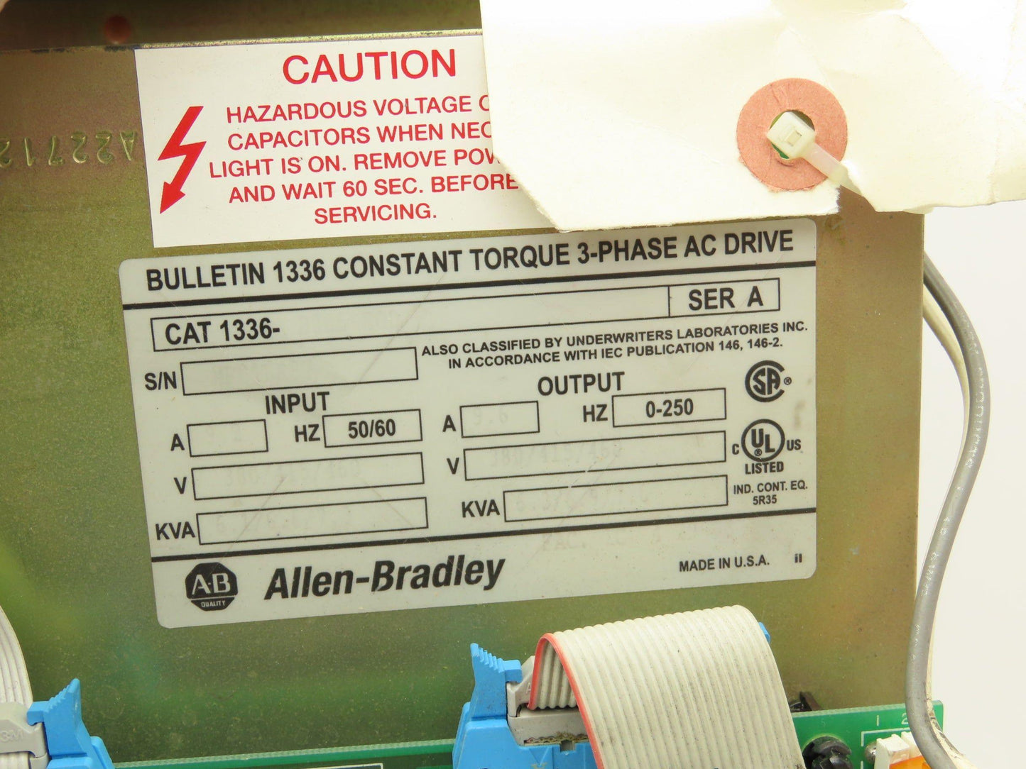 Allen Bradley 1336-B005-EOD Variable Frequency AC Drive 5Hp 460V 3PH VFD