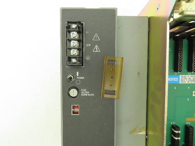 Allen Bradley 1771-A2B 1771-PS7 Power Supply 8-Slot Chassis Assembly
