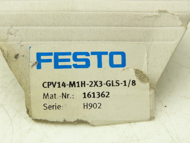 Festo CPV-14-M1H-2X3GLS-1/8 Pneumatic Air Solenoid Valve 24VDC