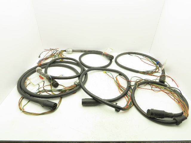 Carol Royal Power Cable 5-10' 14AWG 12-Conductor SOW 600V Lot of 6