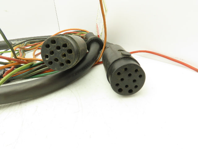 Carol Royal Power Cable 5-10' 14AWG 12-Conductor SOW 600V Lot of 6