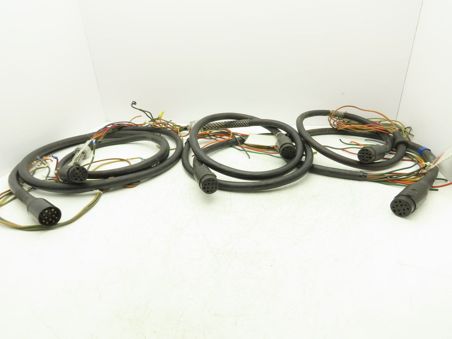 Carol Royal Power Cable 5-10' 14AWG 12-Conductor SOW 600V Lot of 6