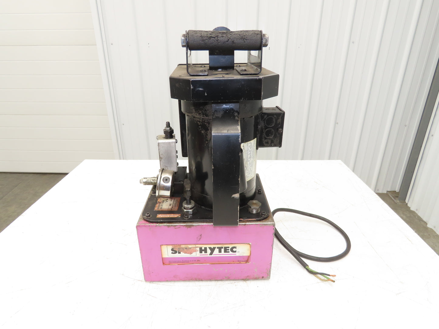 SPX Hytec 100888 Hydraulic Power Workholding Pump Unit 2.5gal 115V