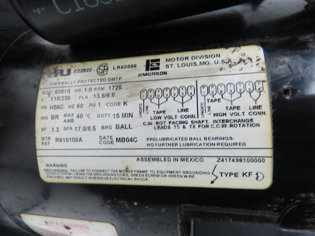 SPX Hytec 100888 Hydraulic Power Workholding Pump Unit 2.5gal 115V