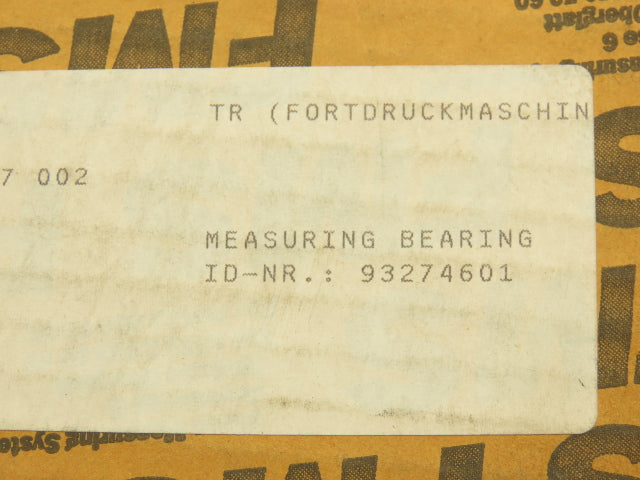 FMS LMGZ307-555017.H15 Force Measuring Bearing Load Cell Sensor