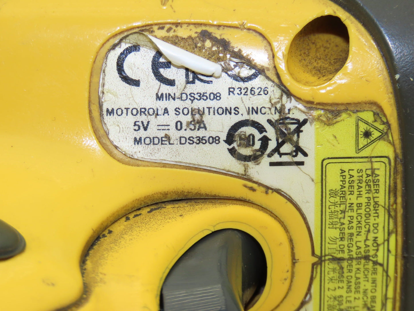 Motorola DS3508 Handheld Barcode Scanner W/Cable Symbol HD