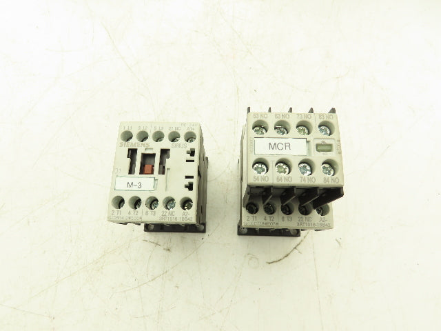 Siemens 3RT1016-1BB42 Motor Starter 1&3PH 7.5HP 575VAC 24VDC Coil Lot Of 8