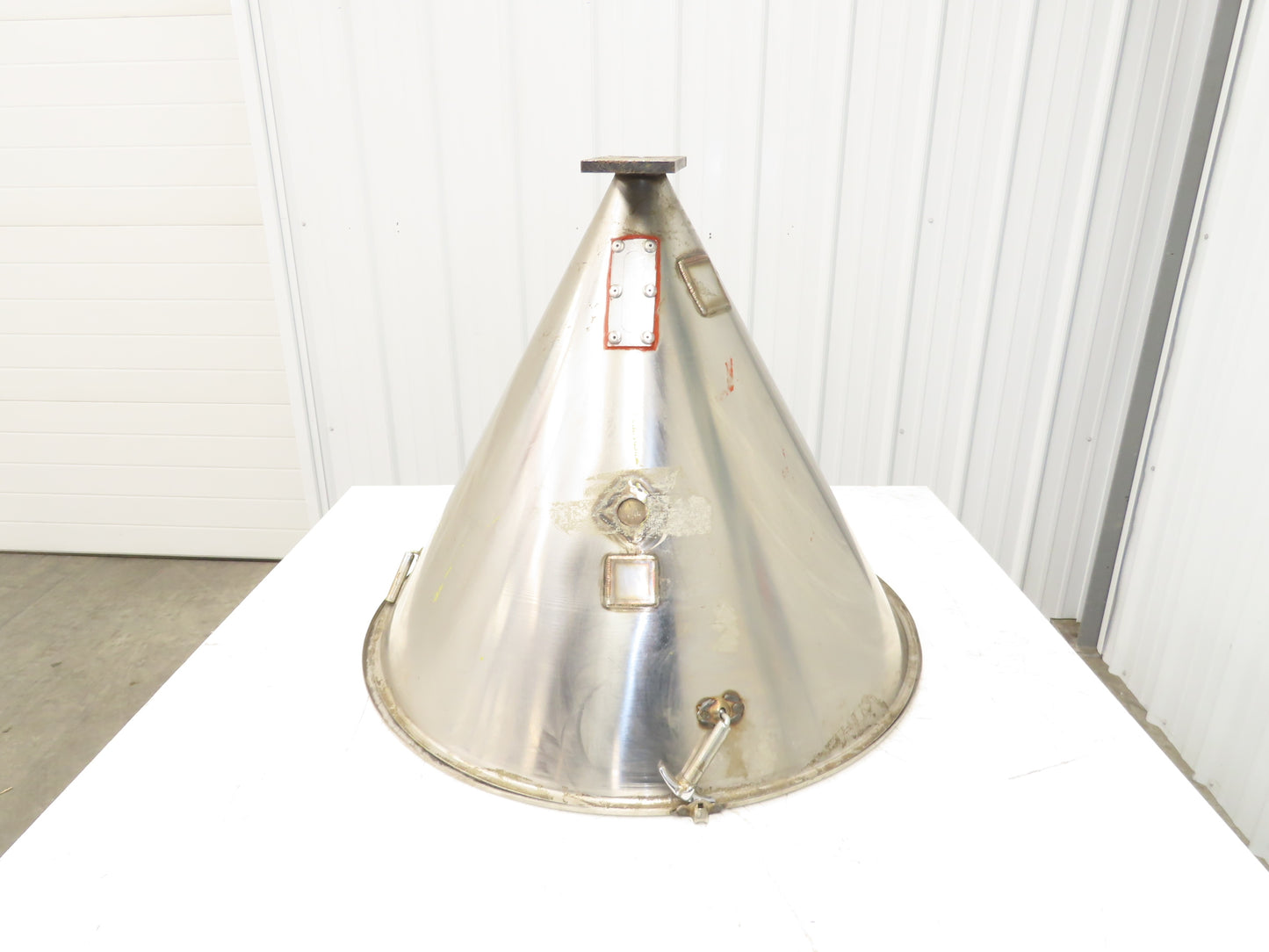 Stainless Vacuum Receiver Loader 30" Hopper 26 Gallon Injection Molding Plastic