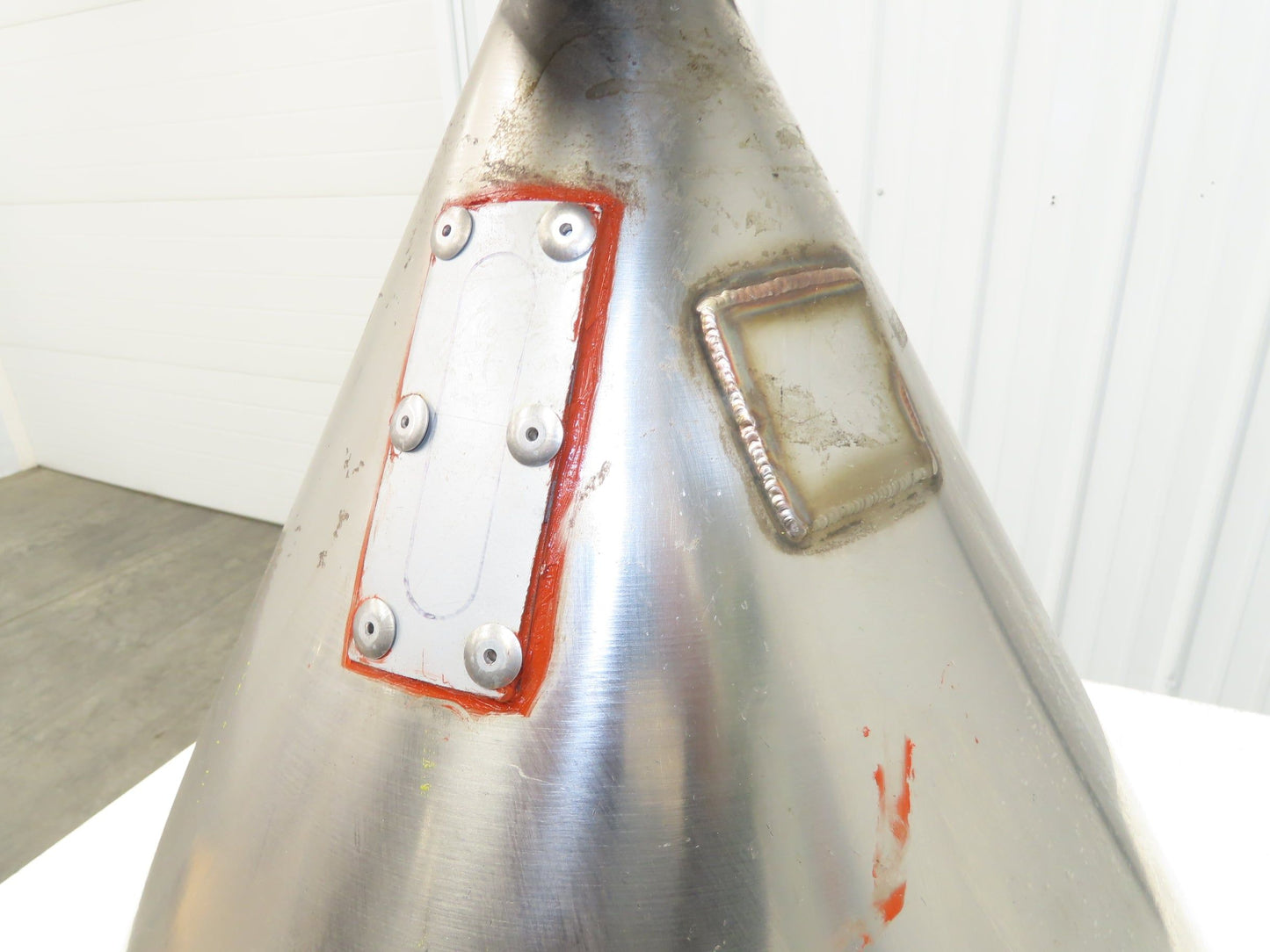 Stainless Vacuum Receiver Loader 30" Hopper 26 Gallon Injection Molding Plastic