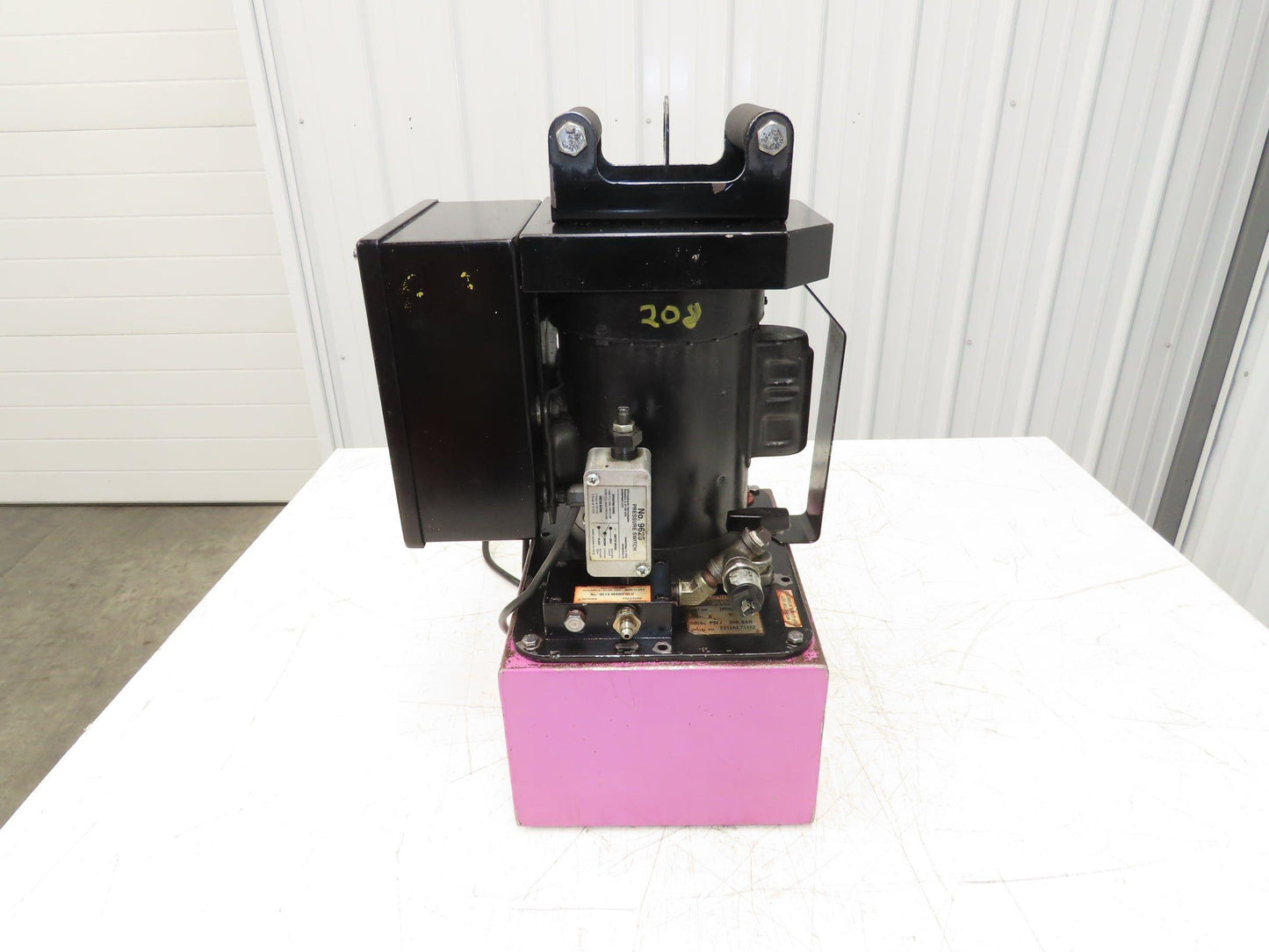 SPX Hytec 100888 Model B Hydraulic Power Workholding Pump Unit 2.5gal 115V