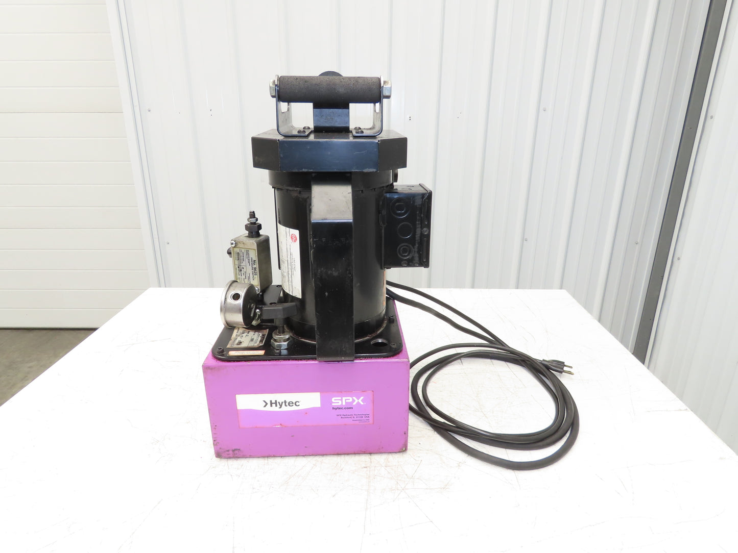SPX Hytec 100888 Model B Hydraulic Power Workholding Pump Unit 2.5gal 115V