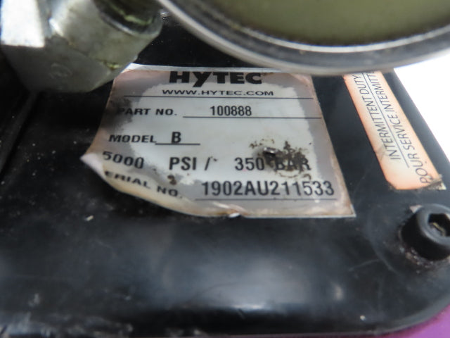 SPX Hytec 100888 Model B Hydraulic Power Workholding Pump Unit 2.5gal 115V