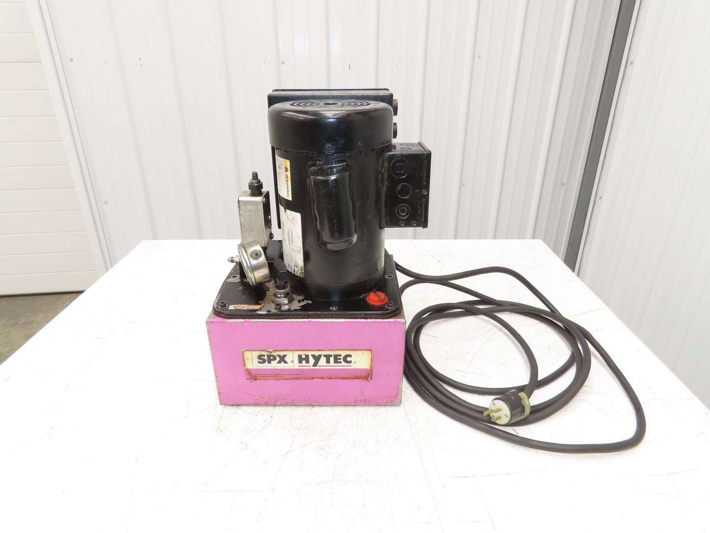 SPX Hytec 100888 Model B Hydraulic Power Workholding Pump Unit 2.5gal 115V