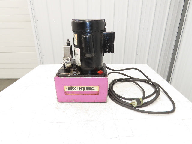 SPX Hytec 100888 Model B Hydraulic Power Workholding Pump Unit 2.5gal 115V