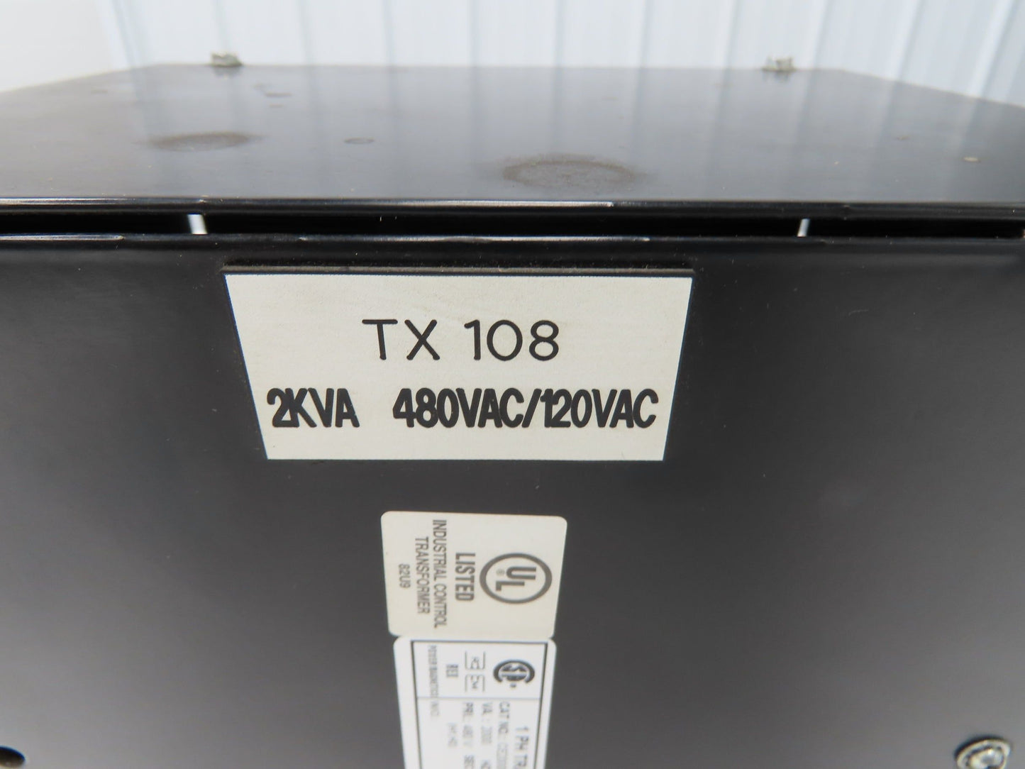 Rex Power Magnetics Stepdown Transformer 2kva 1Ph HV480 - LV120