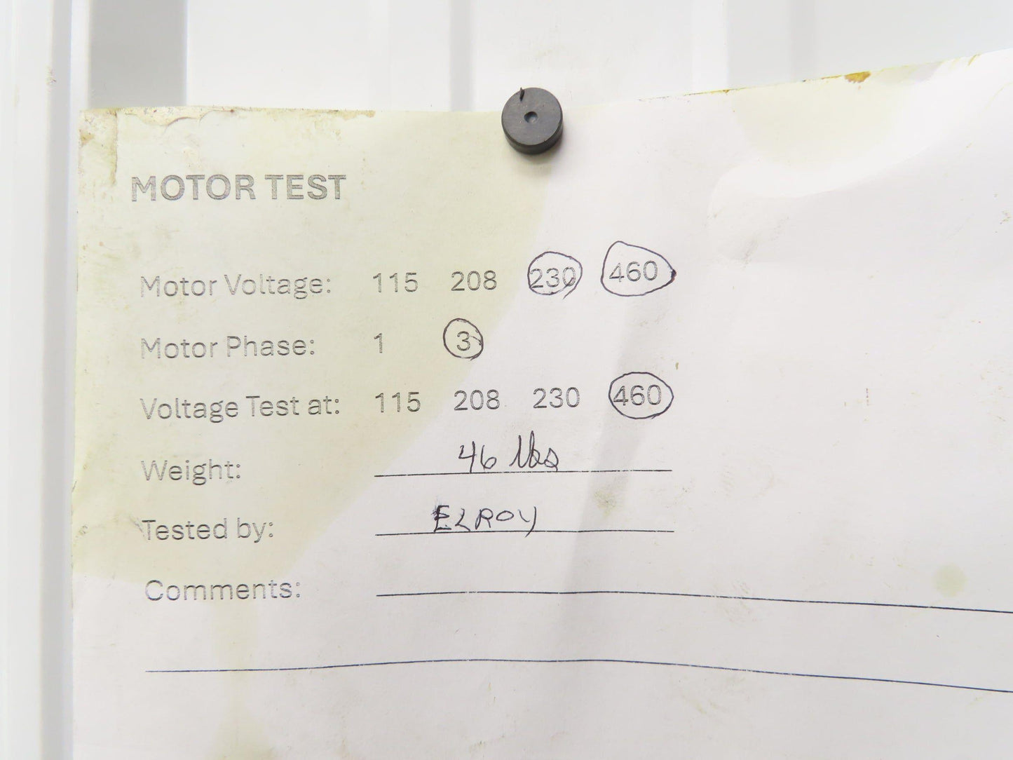 Leeson A145T17XC1D AC Motor Explosion Proof 2Hp 1725 RPM 230/460V 3PH K145TC