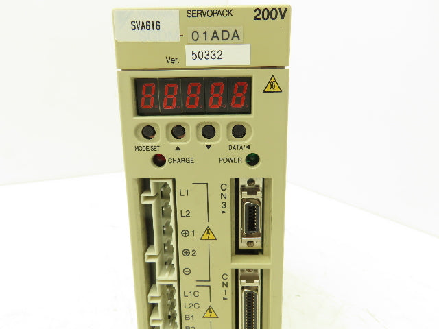Yaskawa SGDM-01ADA ServoPack Servo Drive 1Ph 230V In 0.1kW 230V 0.91A 3Ph Out