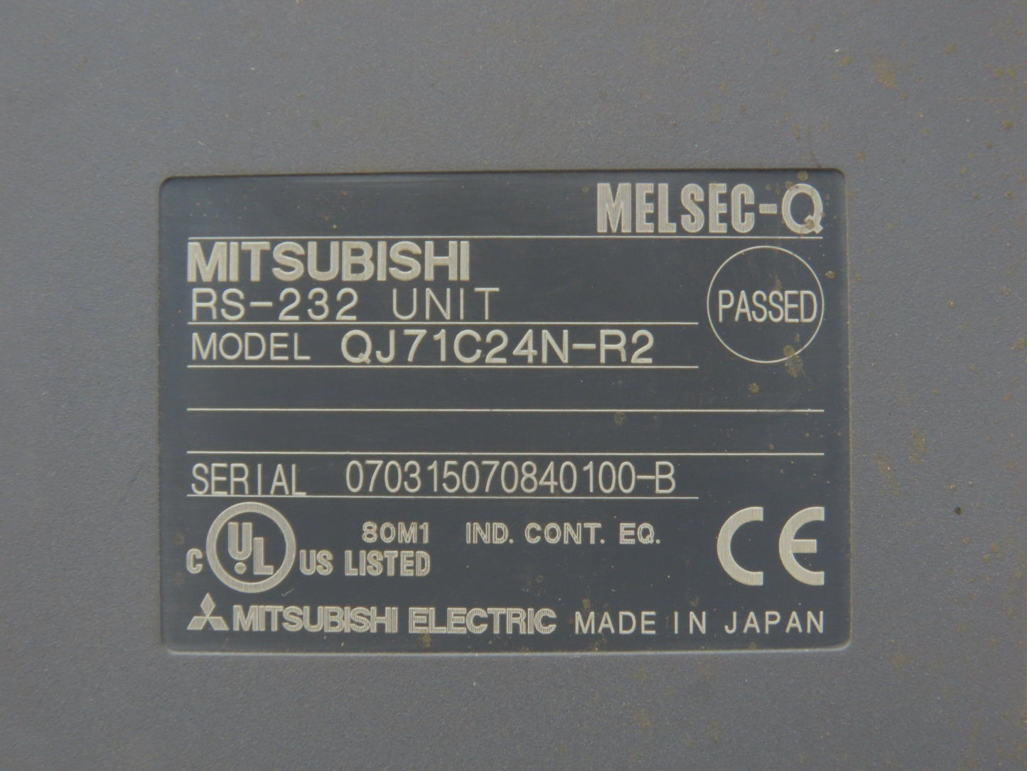 Mitsubishi QJ71C24N-R2 Melsec-Q RS-232 Serial Unit 9-Pin D-Sub Lot of 2