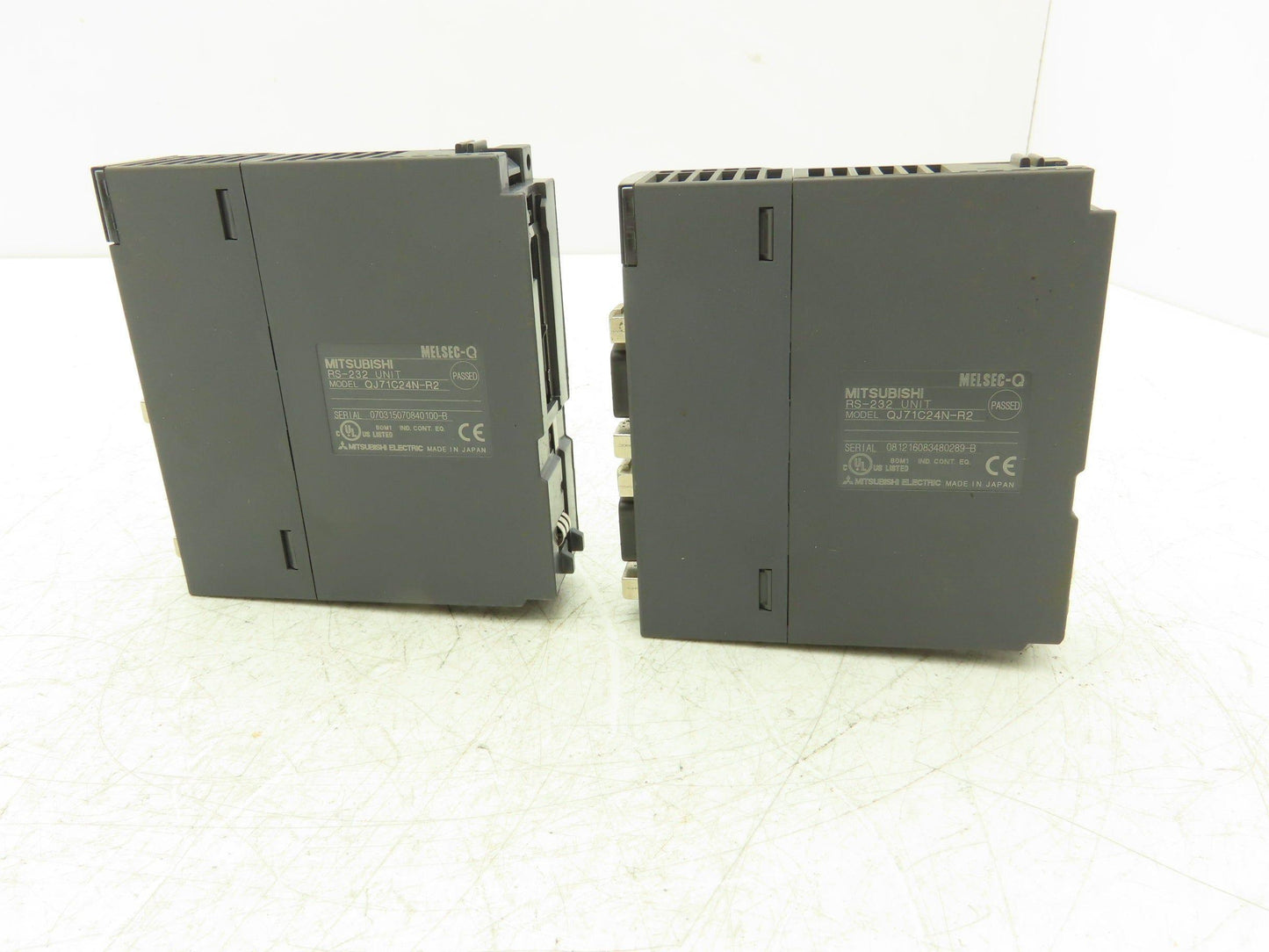 Mitsubishi QJ71C24N-R2 Melsec-Q RS-232 Serial Unit 9-Pin D-Sub Lot of 2