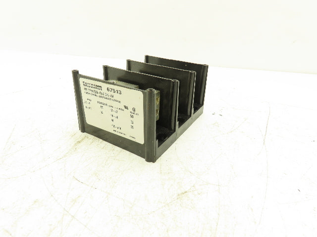 Ferraz Shawmut 67513 Power Distribution Block 600V 350A 3 Pole