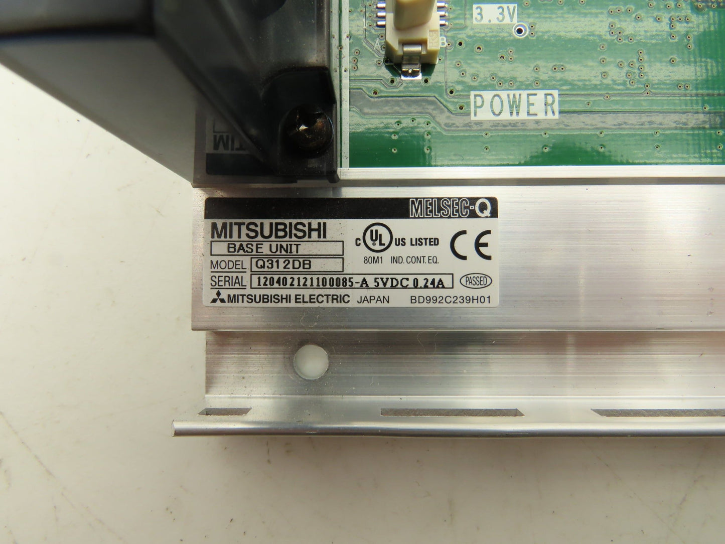 Mitsubishi Q312DB Melsec-Q Base Unit Circuit Board 14-Slot Chassis Lot of 3