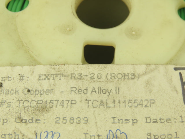 Omega EXTT-R3-20 Wire Spool 20AWG 300' 2 Cond R&S Type Thermocouple Ext Lot of 2