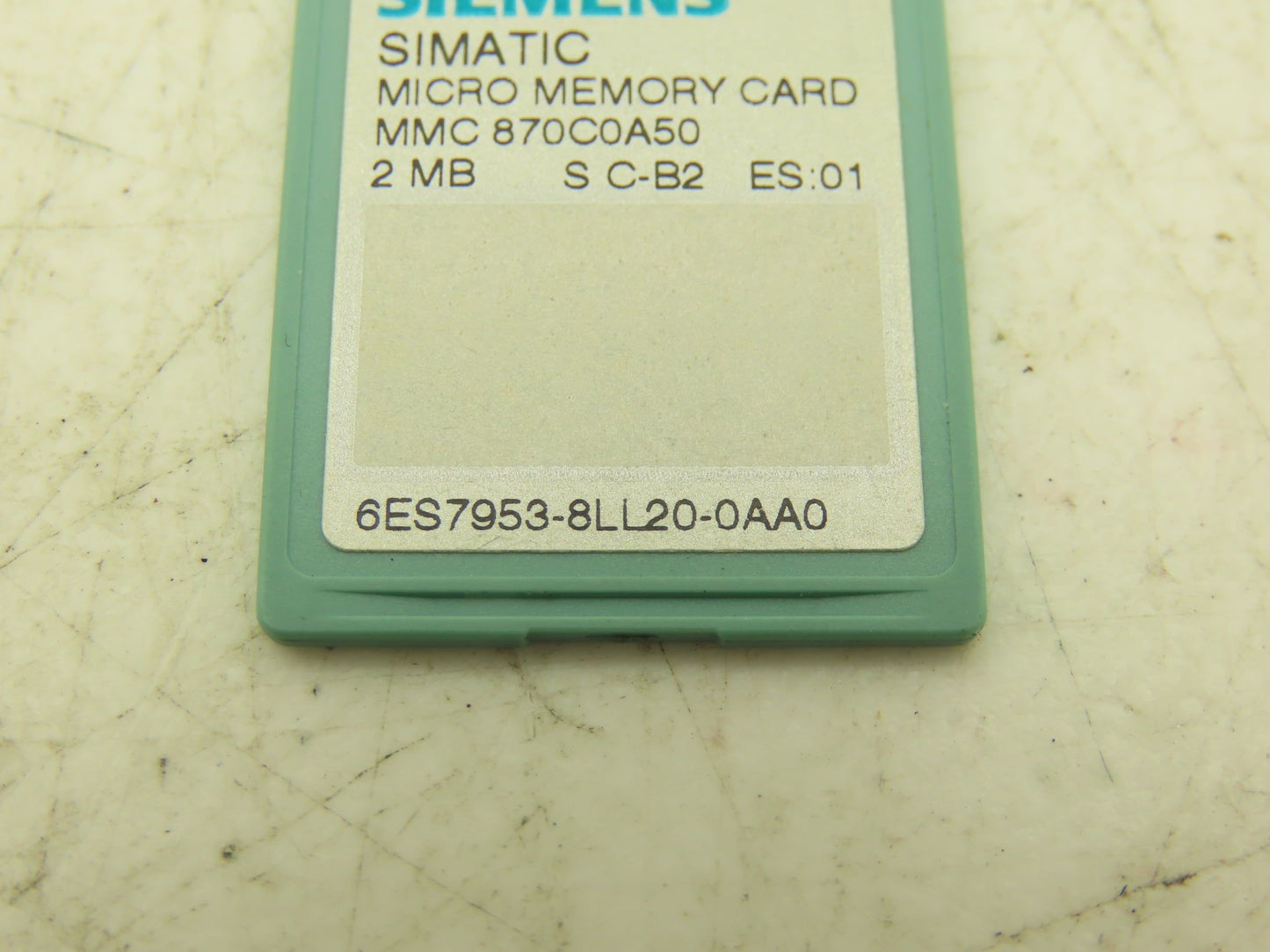 Siemens 6ES7953-8LL20-0AA0 SIMATIC S7 PLC Micro Memory Card 2Mb