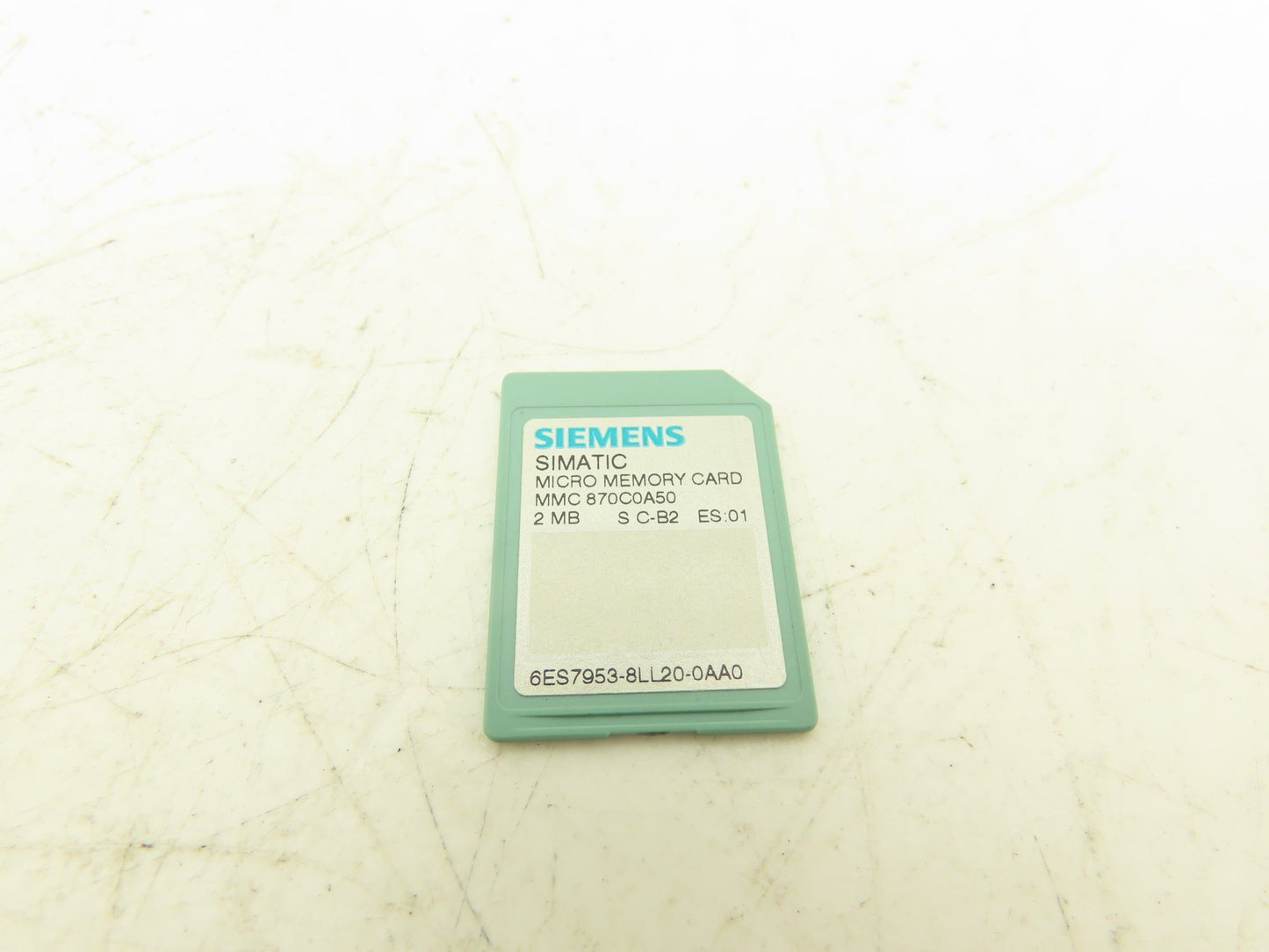 Siemens 6ES7953-8LL20-0AA0 SIMATIC S7 PLC Micro Memory Card 2Mb