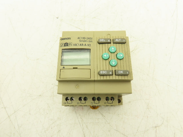 Omron ZEN-10C1AR-A-V2 CPU Unit PLC Control Relay 100-240V Control Power