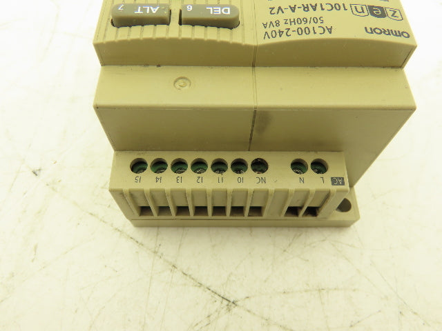 Omron ZEN-10C1AR-A-V2 CPU Unit PLC Control Relay 100-240V Control Power