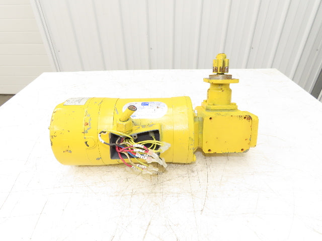 Doerr LR22132 Crane Duty Gear Motor w/Brake 15:1/115rpm 1/2Hp 230/460V D56CFC