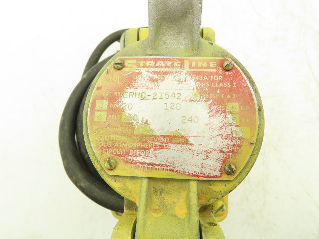 StrateLine ERHC-21542 Female Receptacle 20A 3W 4P 240VAC Explosion Proof