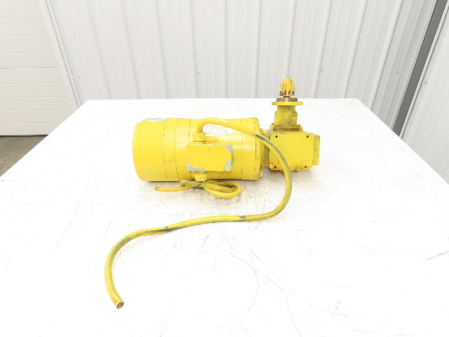 Doerr LR22132 Crane Duty Gear Motor w/Brake 15:1/115rpm 1/2Hp 230/460V D56CFC