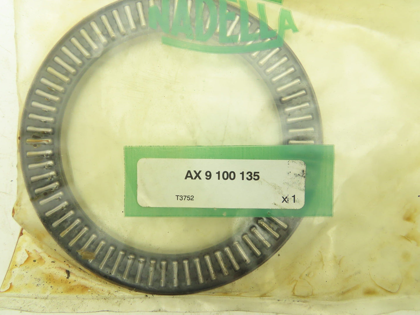 Nadella BT613 Needle Roller Thrust Bearing 100mm ID 135mm OD 9mm W Lot of 2