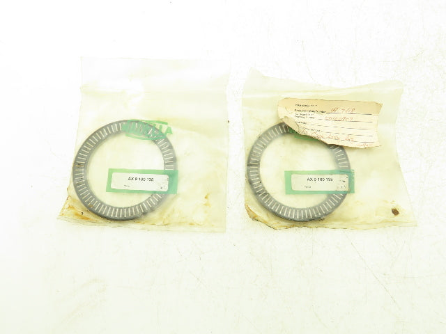 Nadella BT613 Needle Roller Thrust Bearing 100mm ID 135mm OD 9mm W Lot of 2