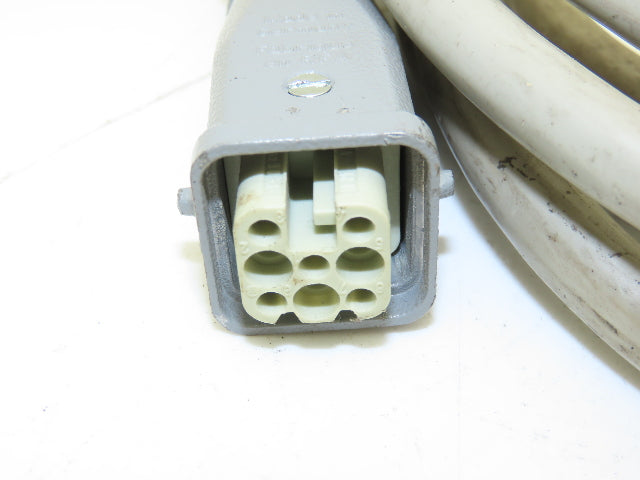 Harting 8 Pin 10A 500V 12V Extension Cord Male & Female Ends
