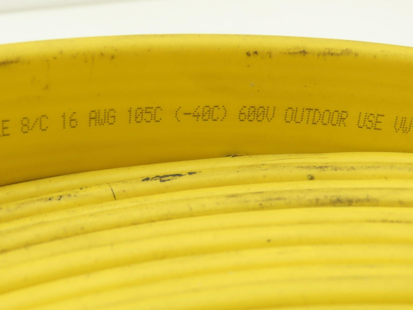 Festoon Cable Outdoor E73093 Multi-Conductor Flat Cable 8 Wire 16AWG 600V 32'