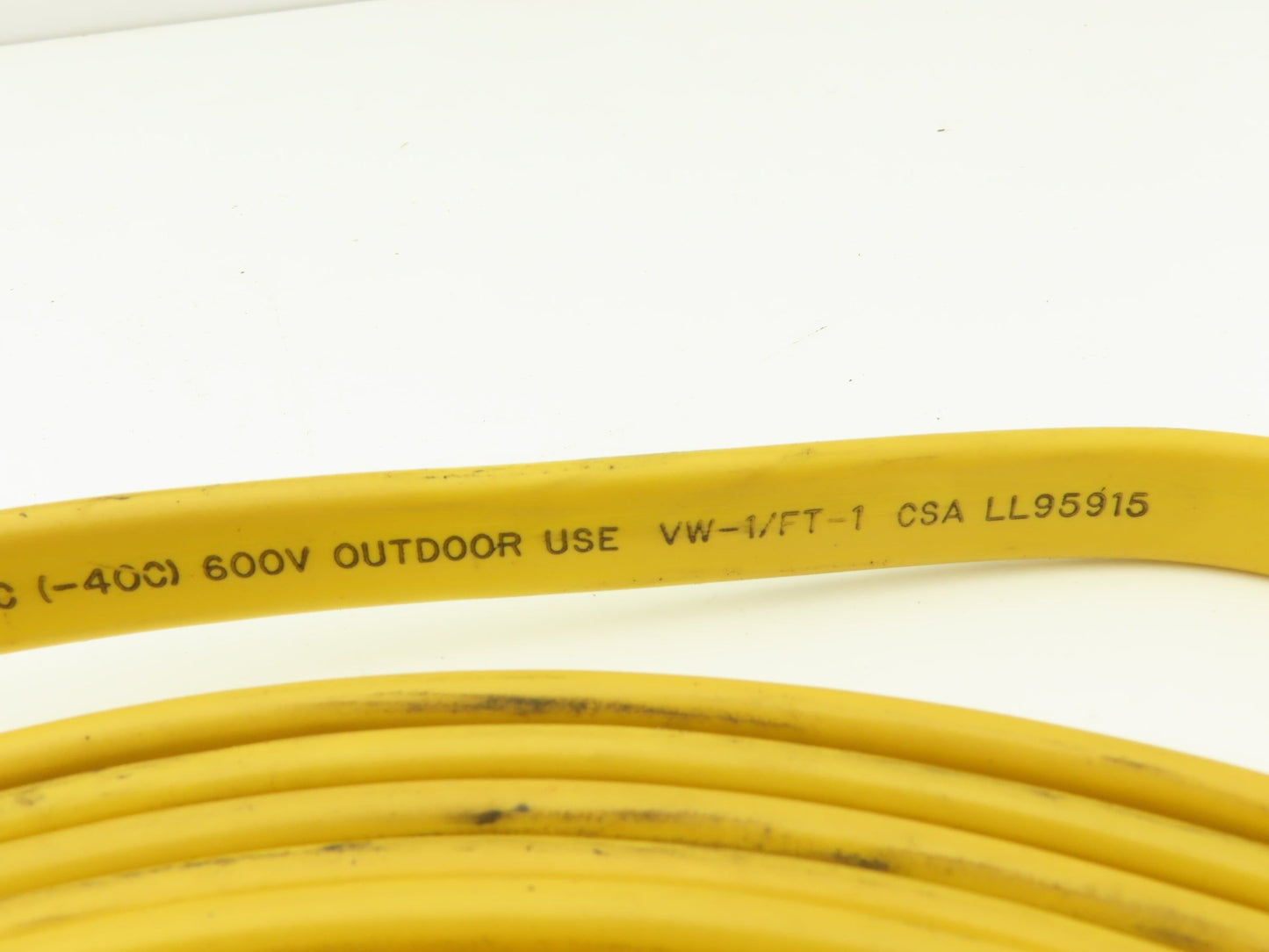 Festoon Cable Outdoor E60362H Multi-Conductor Flat Cable 4 Wire 14AWG 600V 39'