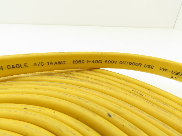 Festoon Cable Outdoor E60362H Multi-Conductor Flat Cable 4 Wire 14AWG 600V 39'
