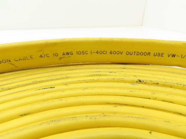 Festoon Cable Outdoor E60362H Multi-Conductor Flat Cable 4 Wire 10AWG 600V 30'