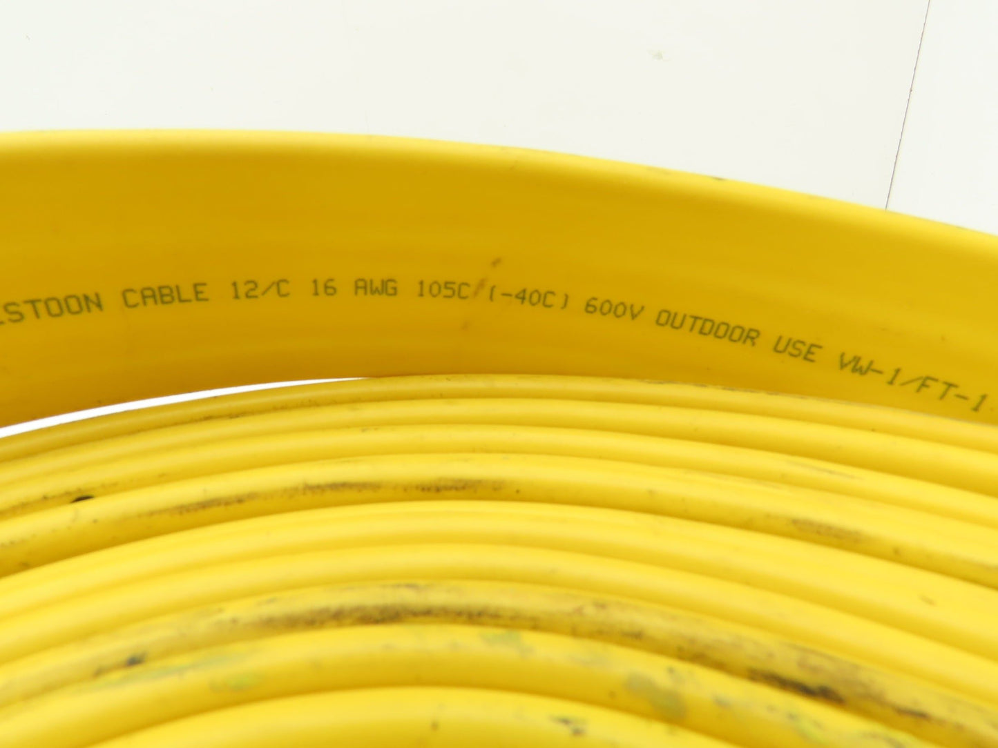 Festoon Cable Outdoor E60362H Multi-Conductor Flat Cable 12 Wire 16AWG 600V 30'