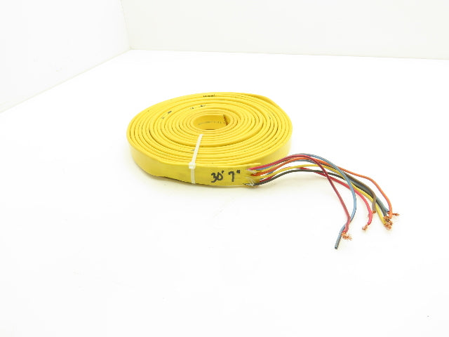 Festoon Cable Outdoor E60362H Multi-Conductor Flat Cable 8 Wire 16AWG 600V 30'