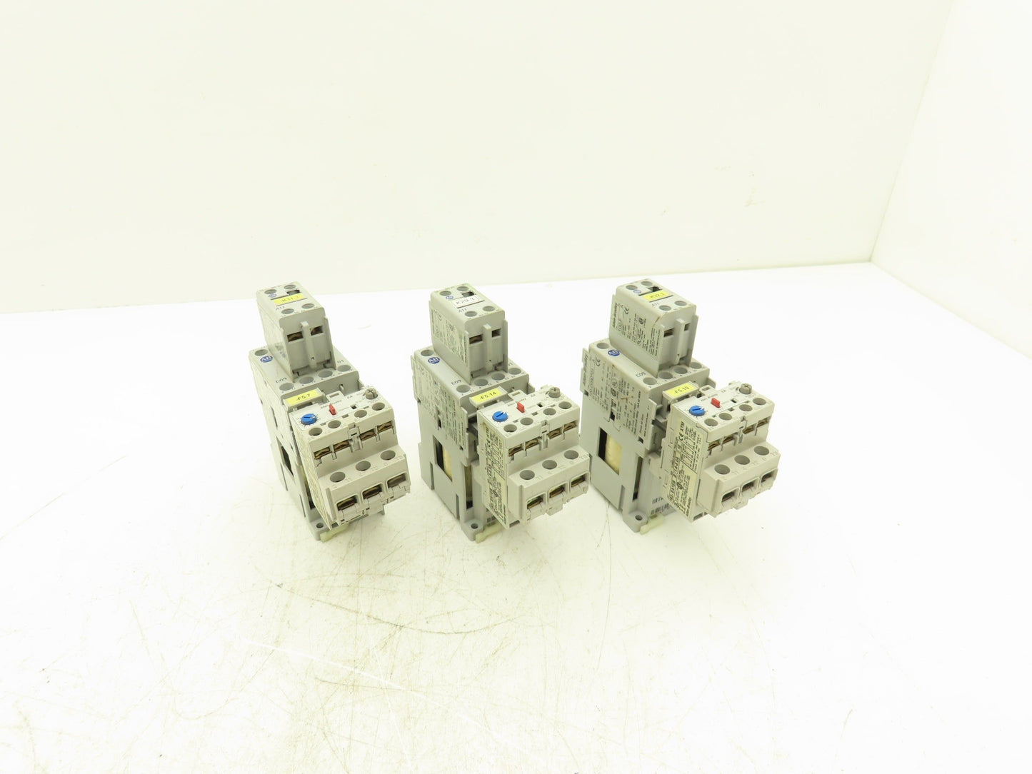 Allen Bradley 193-EA1EB Motor Starter Overload Relay 1.6-5A 120V Coil Lot of 3