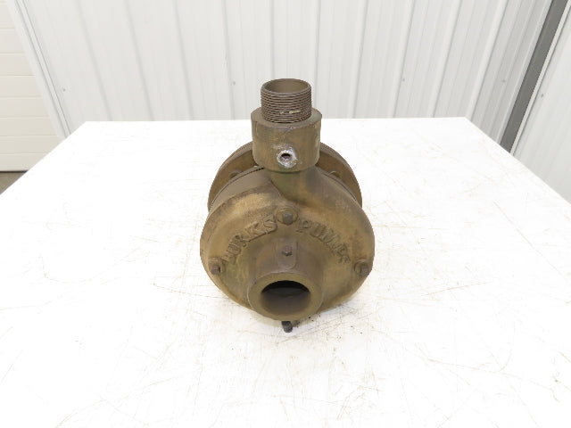 Burks GNB6-1-1/2-AB-6.25 Bronze Centrifugal Pump 2"x 1.5"npt Bronze Impeller