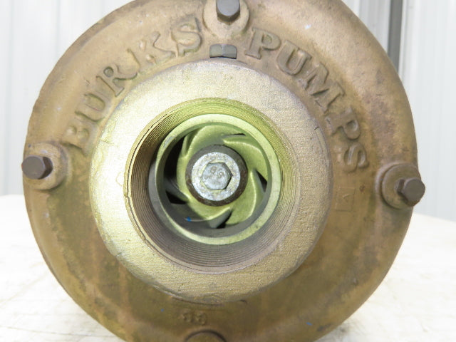 Burks GNB6-1-1/2-AB-6.25 Bronze Centrifugal Pump 2"x 1.5"npt Bronze Impeller