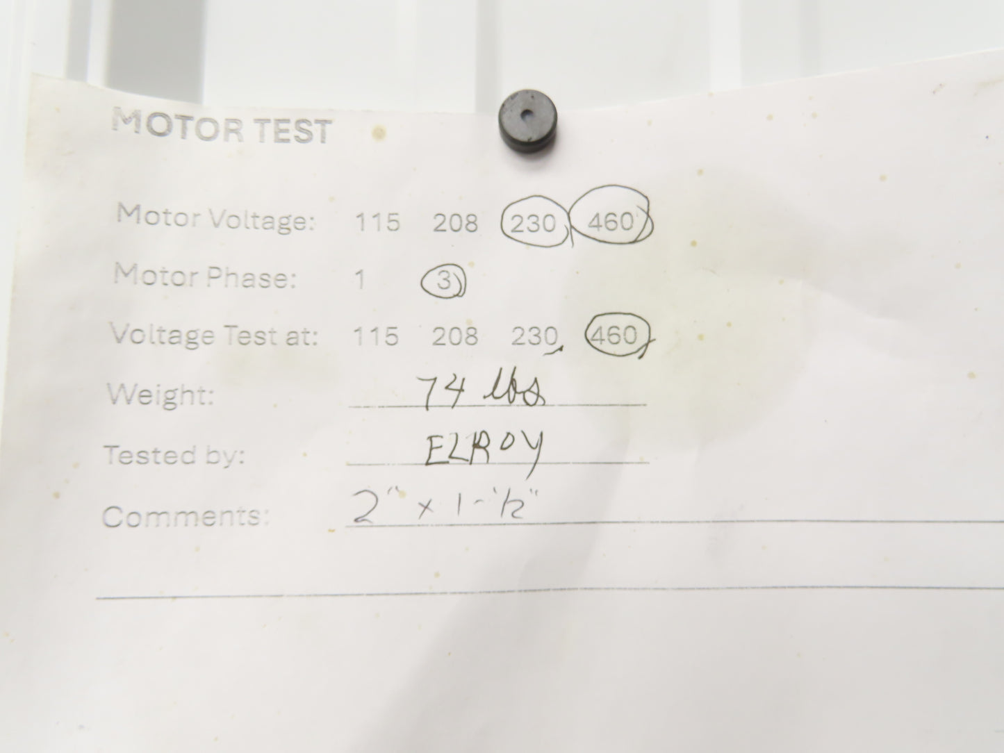 Deming Type BF Centrifugal Pump 2"x 1.5"NPT 3Hp 230/460V 3PH 182JM Unimount 125