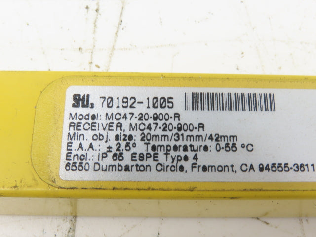 STI MC47-20-900-R Light Curtain Receiver Micro Safe 36" Long