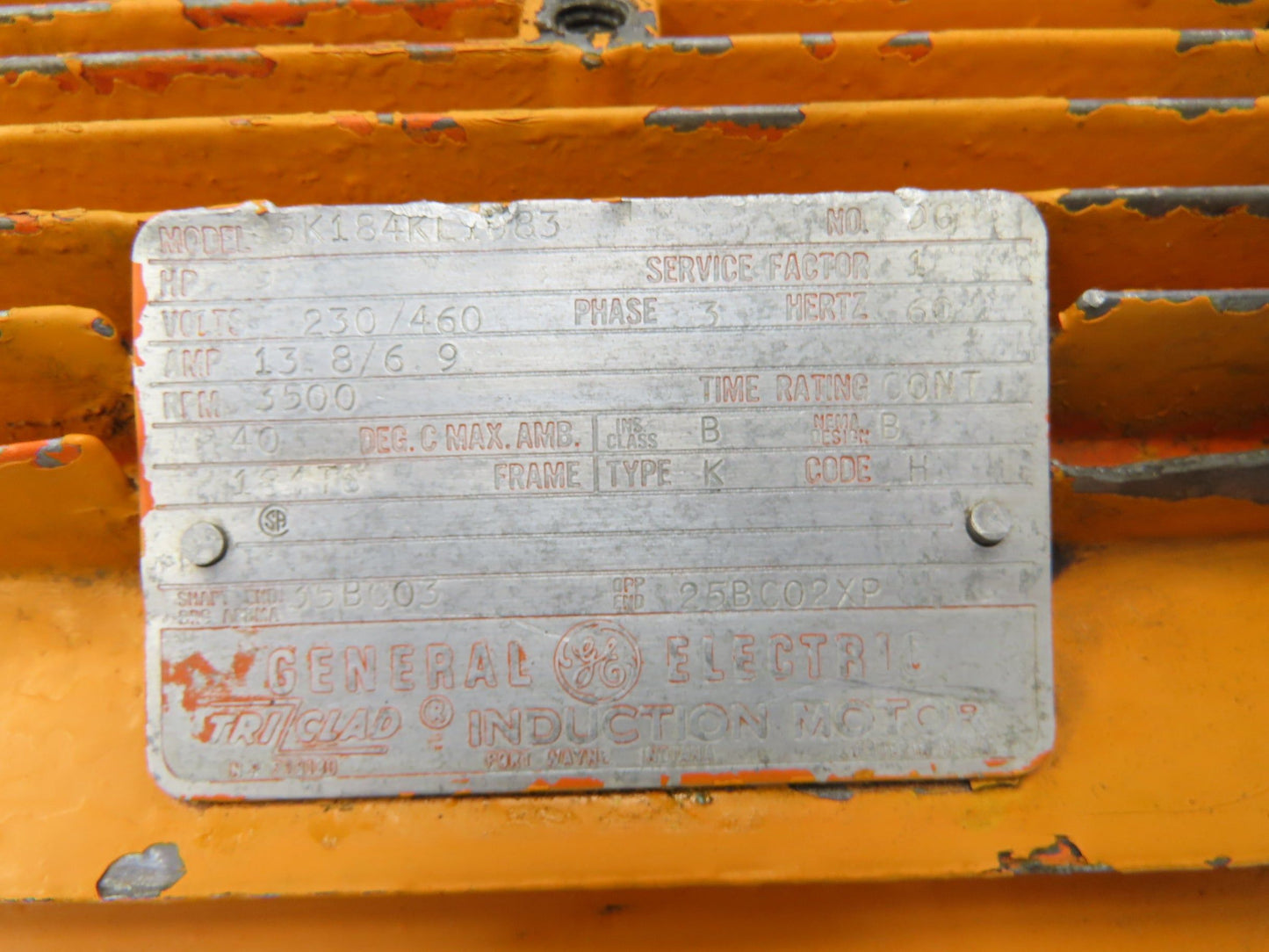 Crane Deming 4358 Centrifugal Pump 2"x 1.5"NPT 5Hp 230/460V 3PH 184TC Tri-Clad